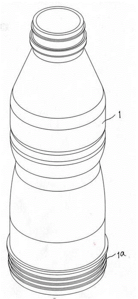 Instant-brewing instant-drinking type beverage bottle with internally-arranged vertical type material box