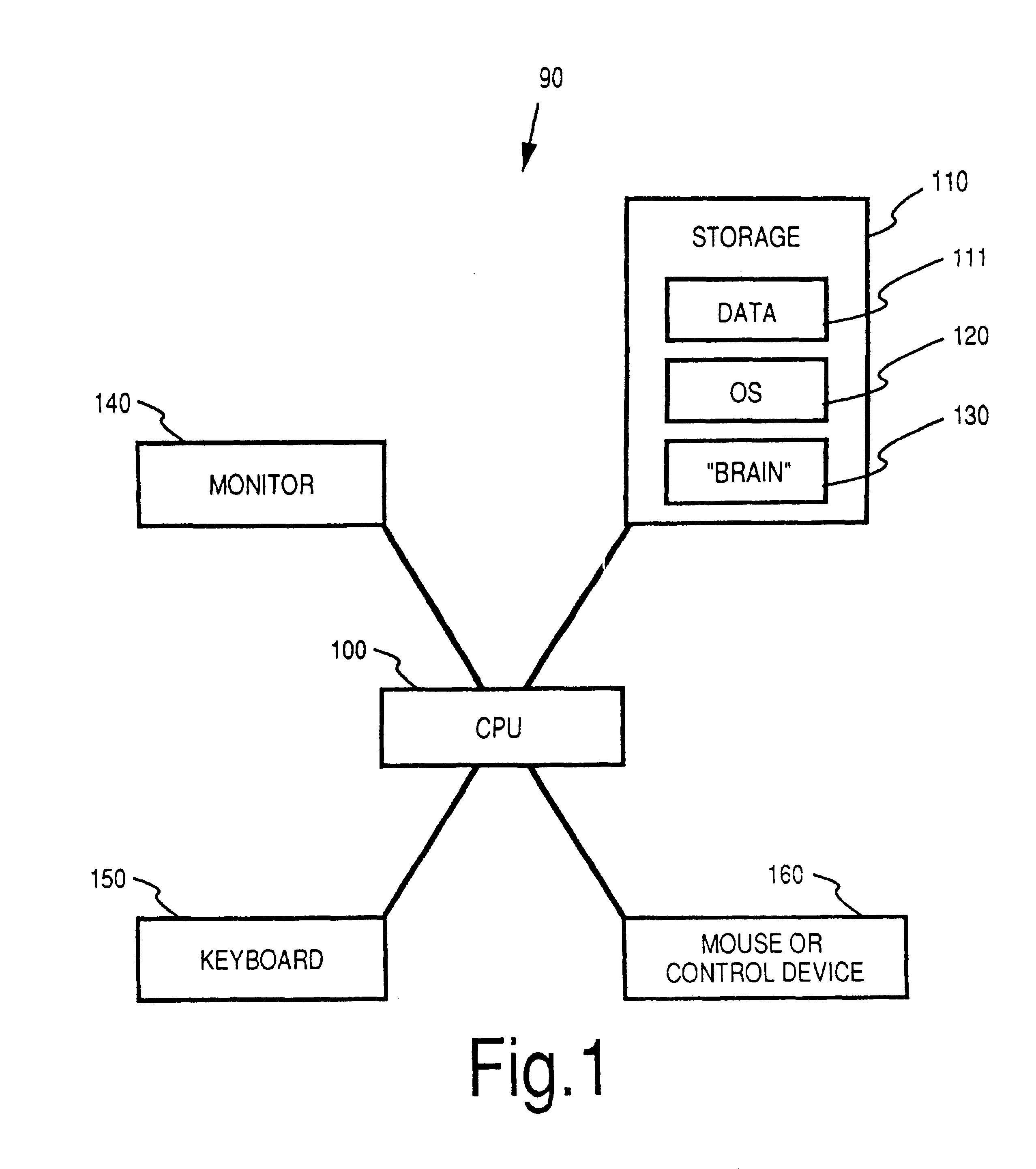 Method and apparatus for displaying a network of thoughts from a thought's perspective