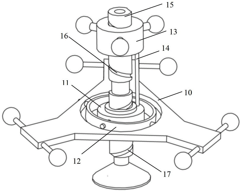 Parallel mechanism capable of realizing three-dimensional translation and three-dimensional rotation