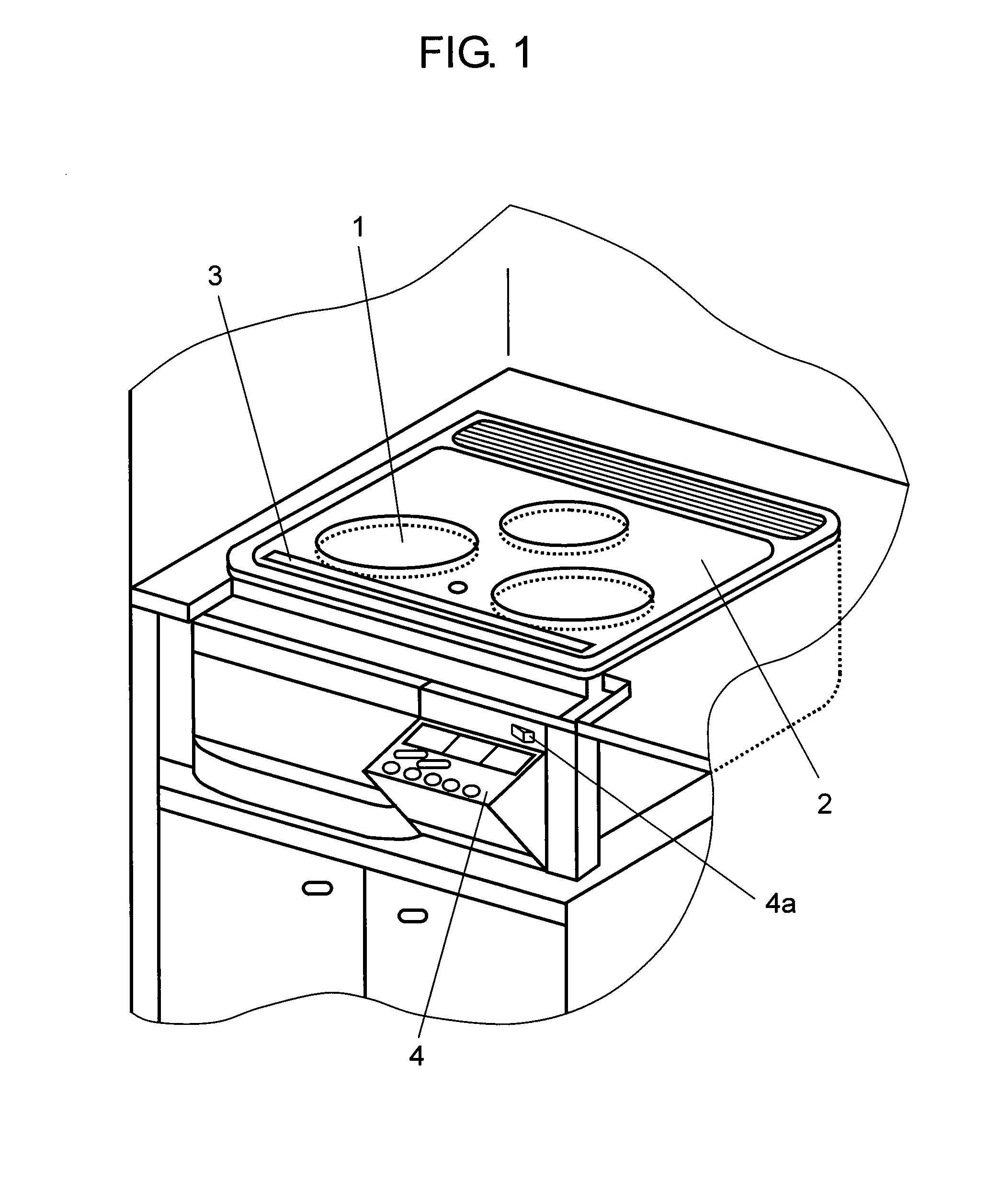 Heating cooker having touch control