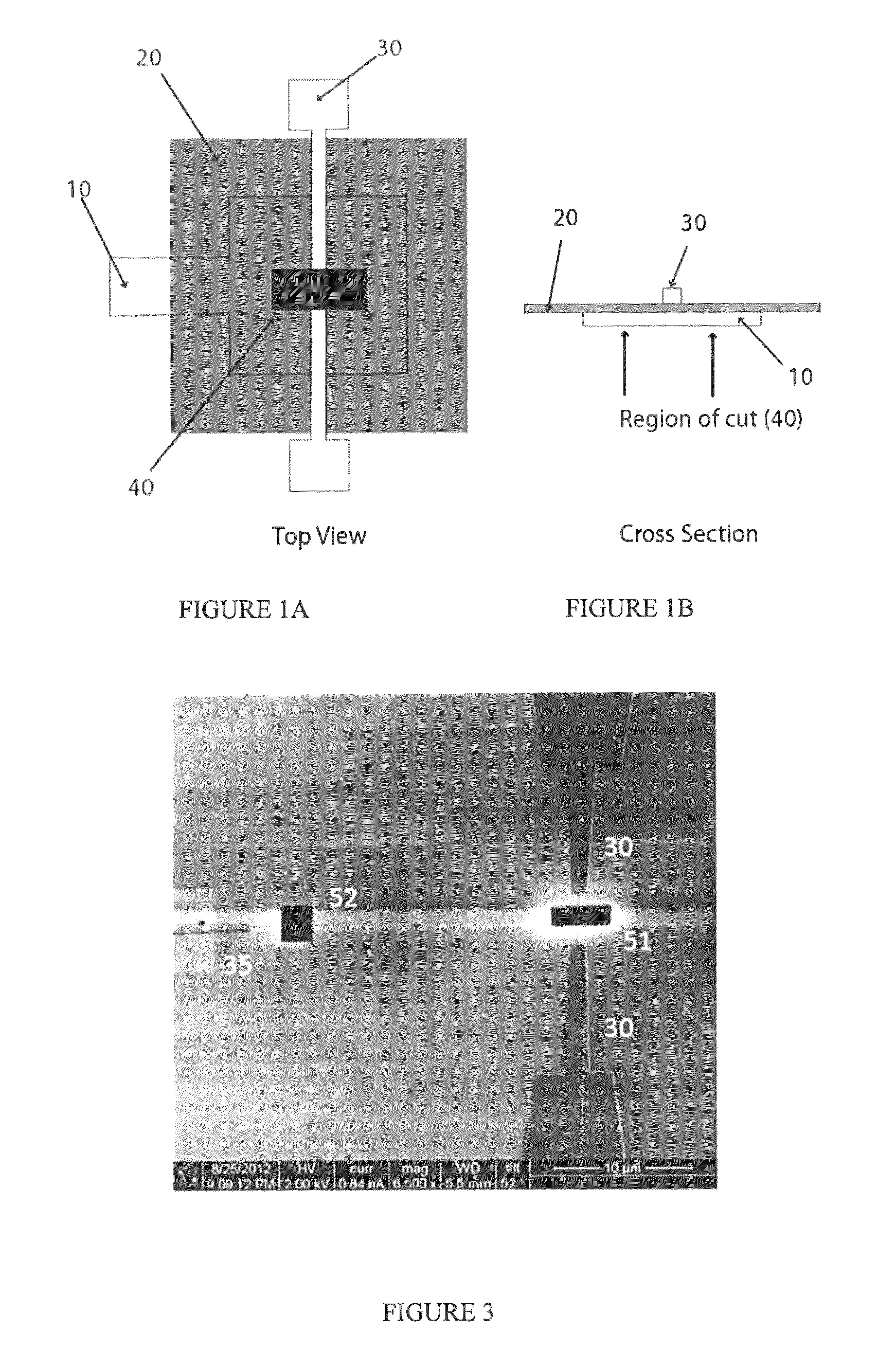 Systems and devices for molecule sensing and method of manufacturing thereof