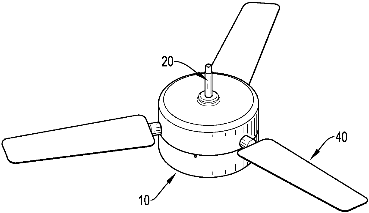 Ceiling fan capable of adjusting fan blade angles