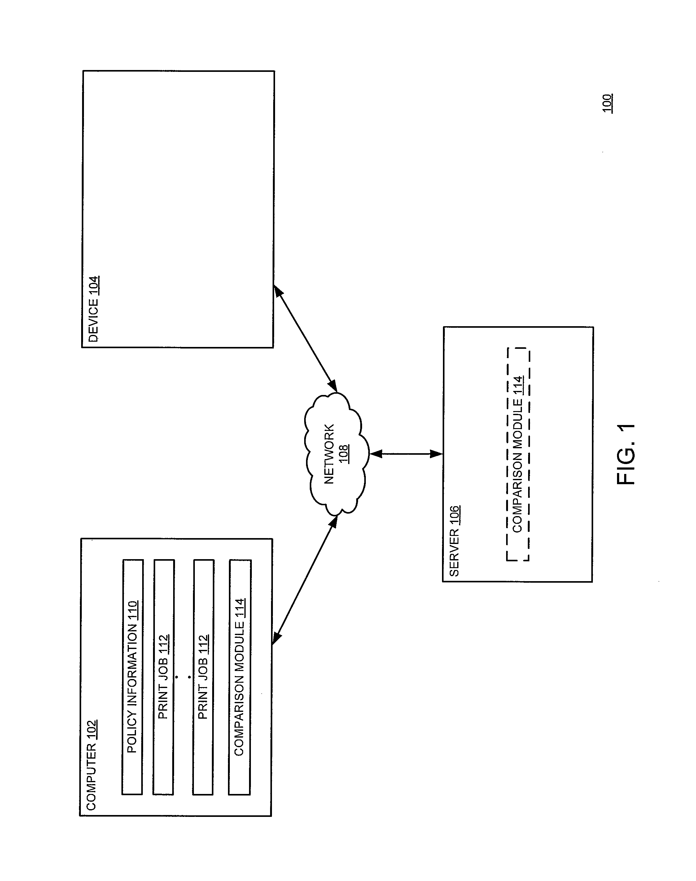 Method and apparatus for verifying print jobs to prevent confidential data loss