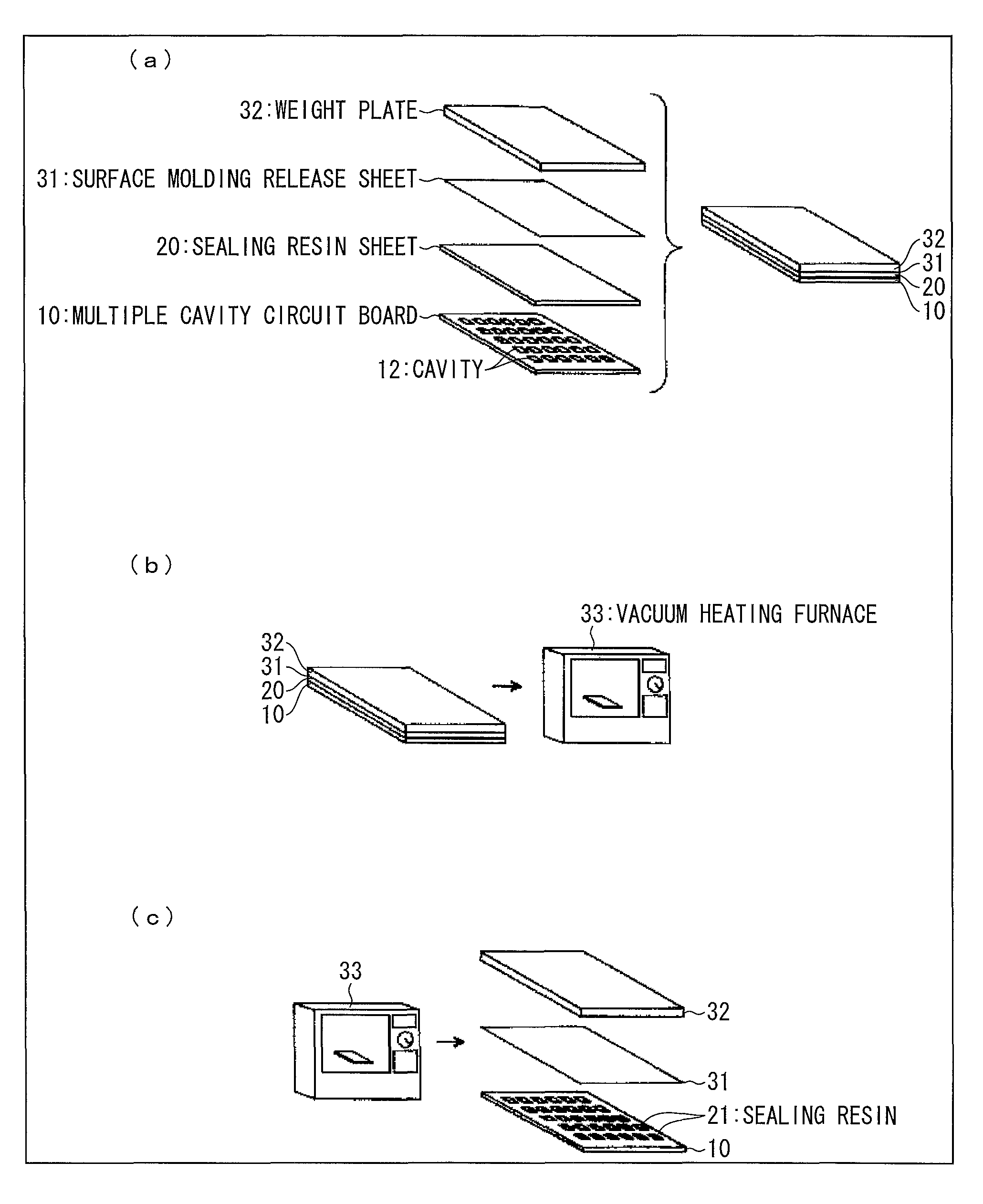 Manufacturing method for light-emitting device comprising multi-step cured silicon resin