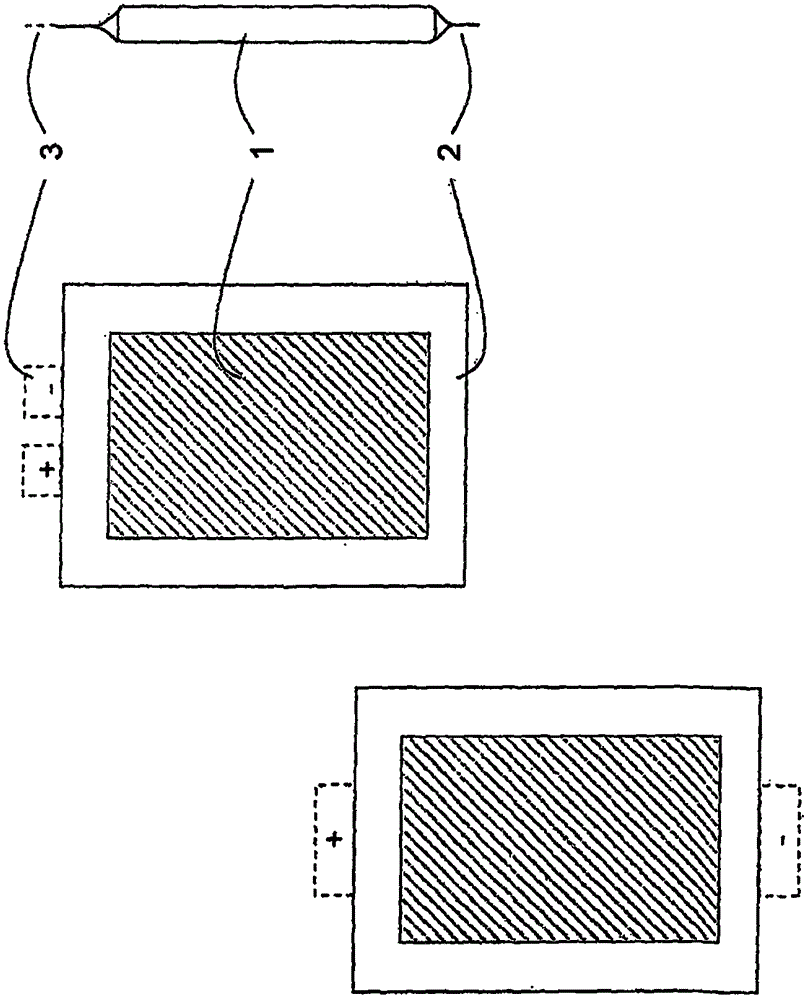 Receiving element for pouch cells