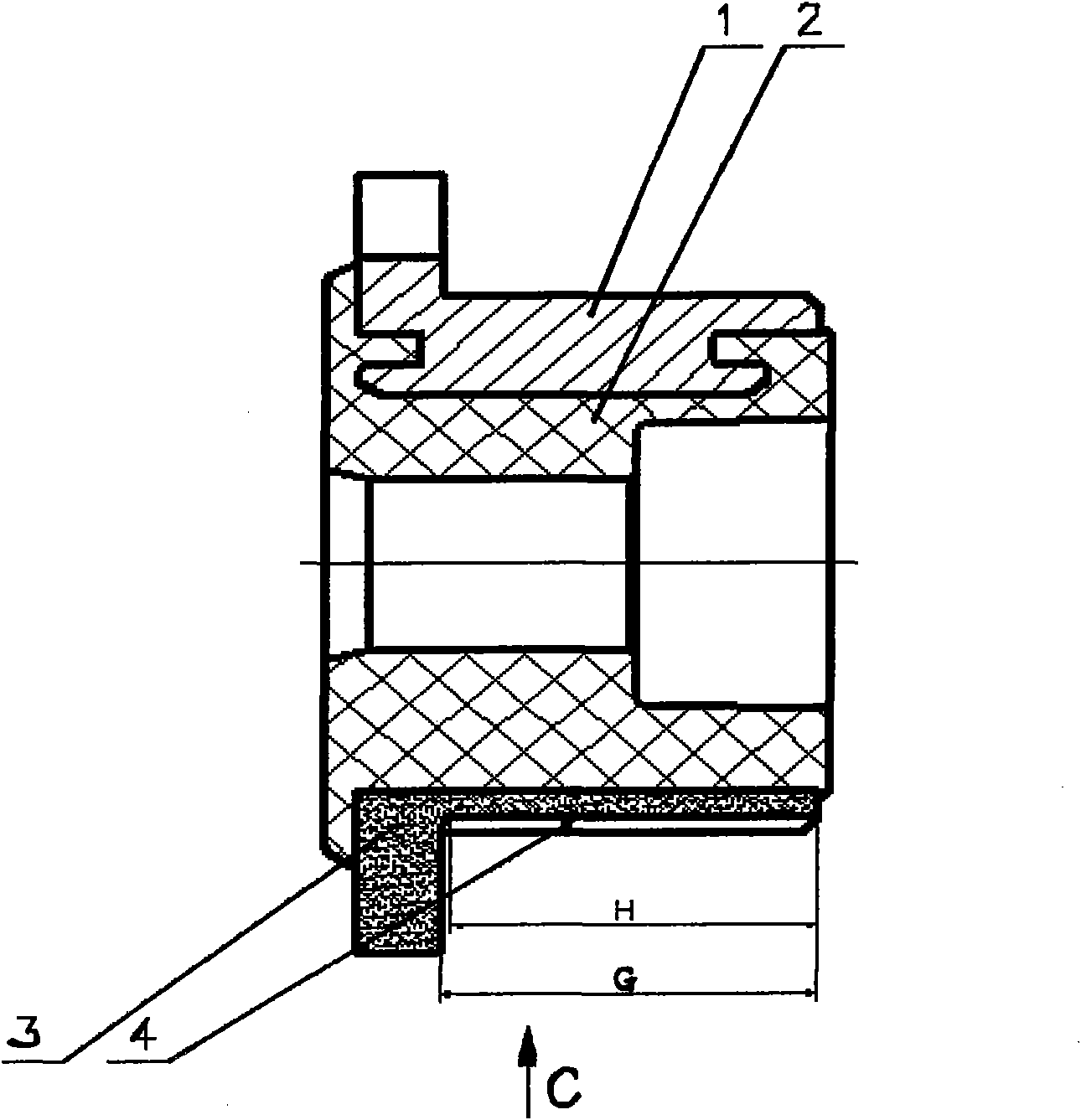 Manufacturing method for slot forming type commutator and products thereof