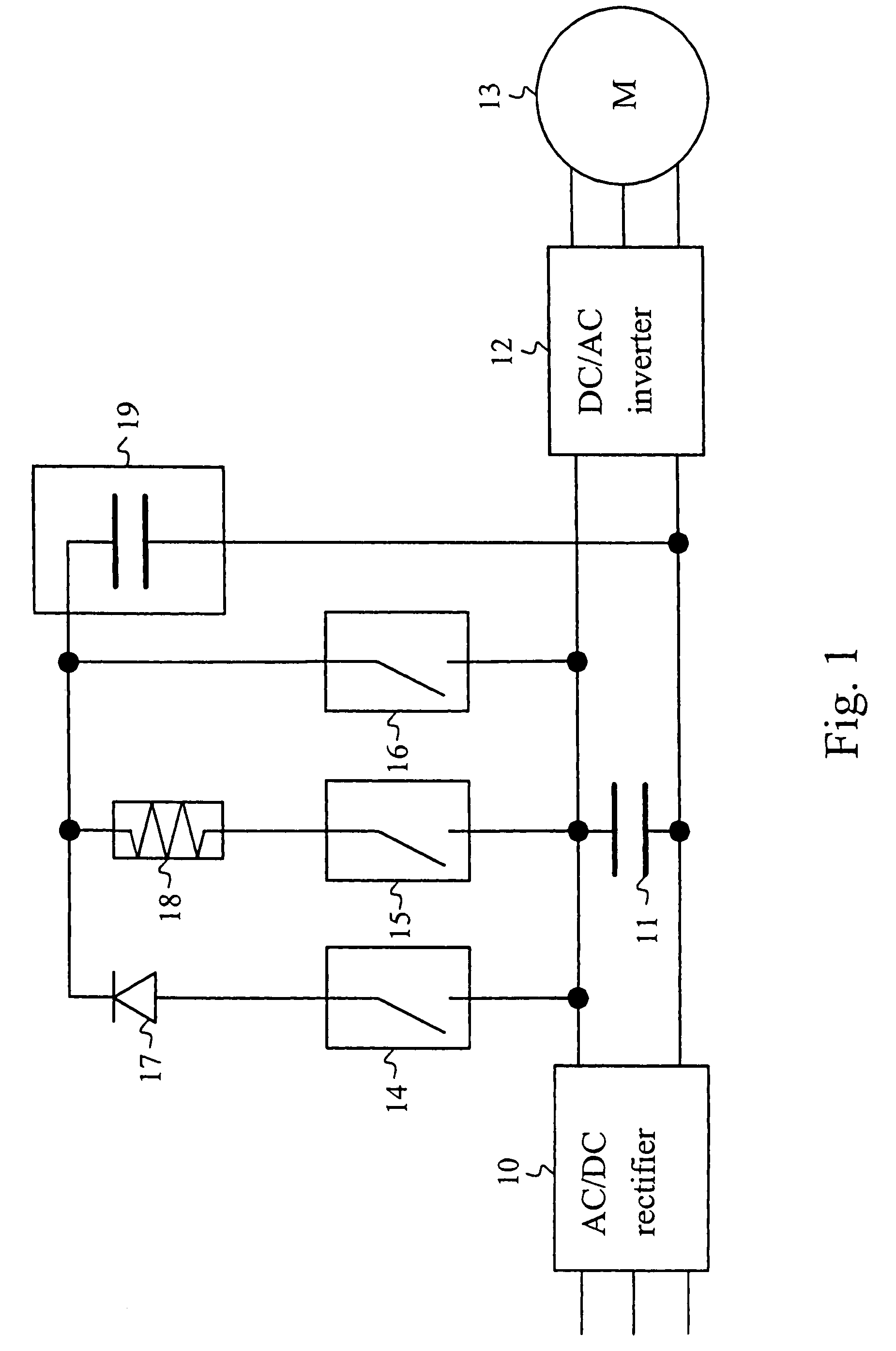 Elevator system using a supercapacitor as a backup power source