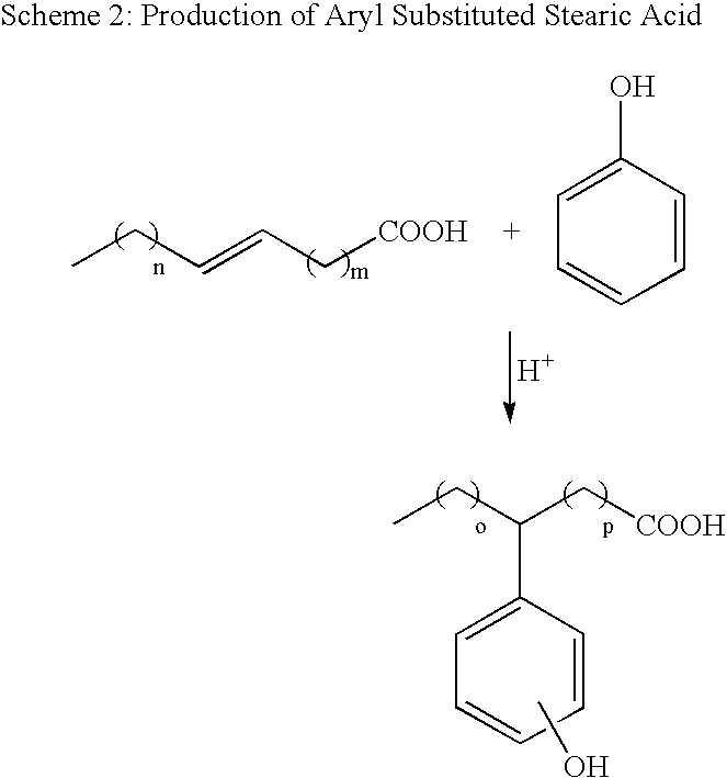 Arylalkylsulfonic acids and methods for producing same