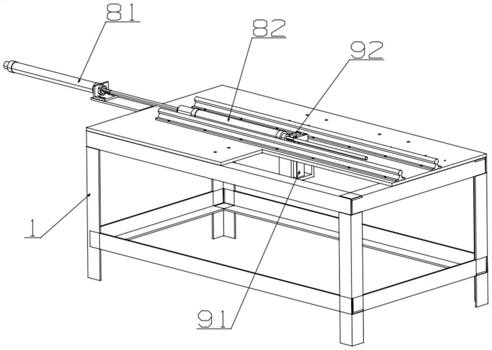 Rotary angle type mandrel drilling and riveting all-in-one machine