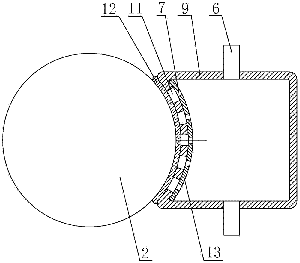 Pressure-assisted weaving and dyeing compression roller capable of preventing pressure non-uniformity of middle edges