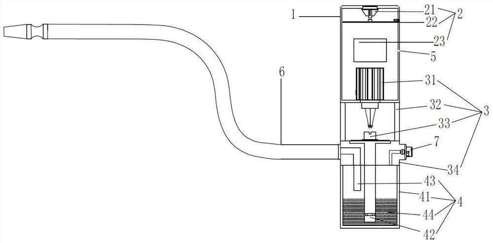 Smoke suction device adopting laser heating