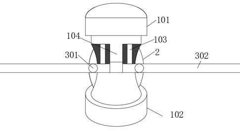 Wire and wire wiring device for quick butt joint thereof