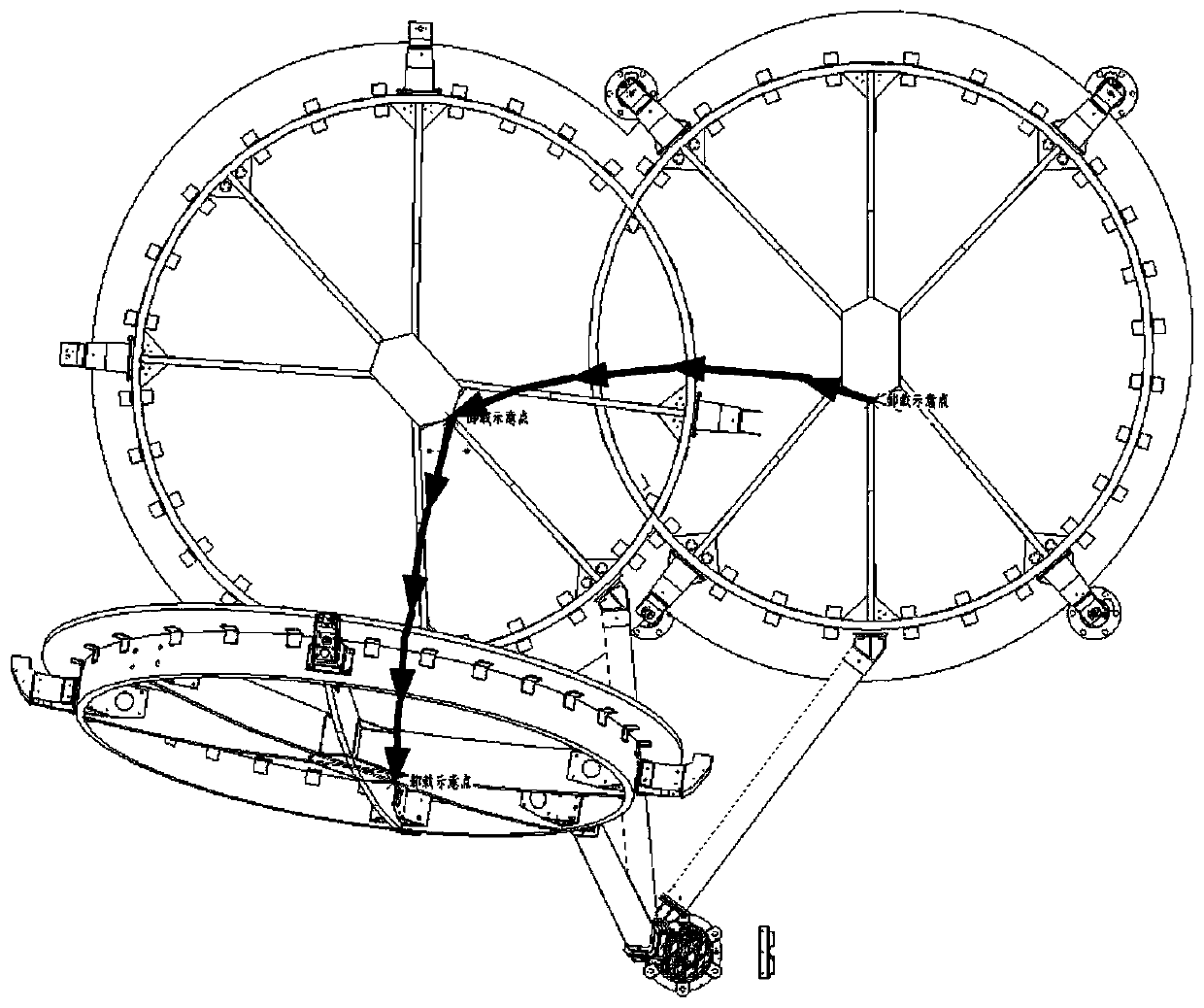 Universal zero-gravity unloading device