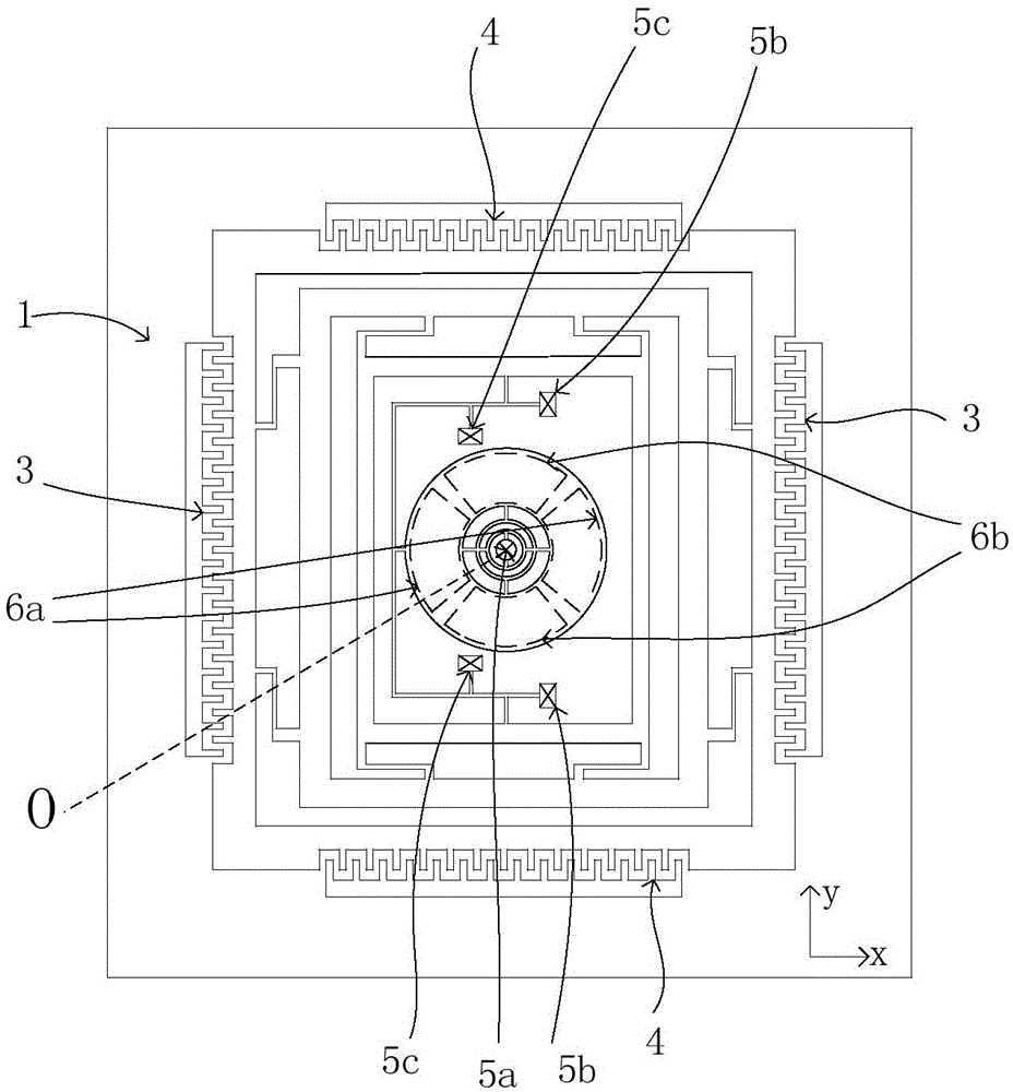 Micro-electromechanical deformable structure and triaxial multi-degree of freedom micro-electromechanical gyroscope