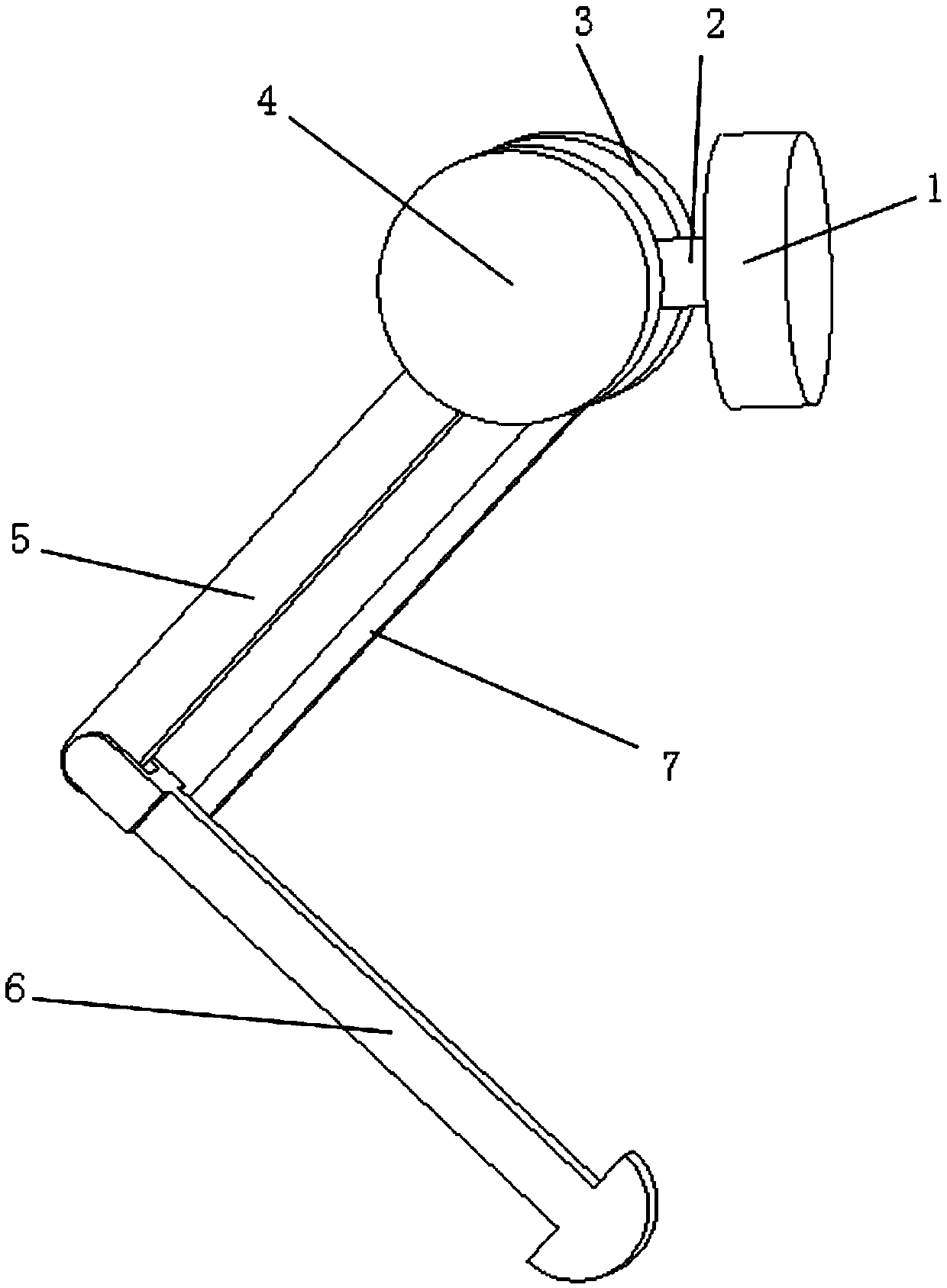Simple three-DOF (degree of freedom) small-inertia bionic leg driven by hydraulic motors and applied to armed robot