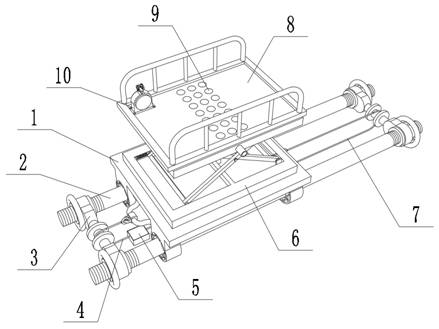 Machining platform for high-rise steel structure machining and machining method of machining platform