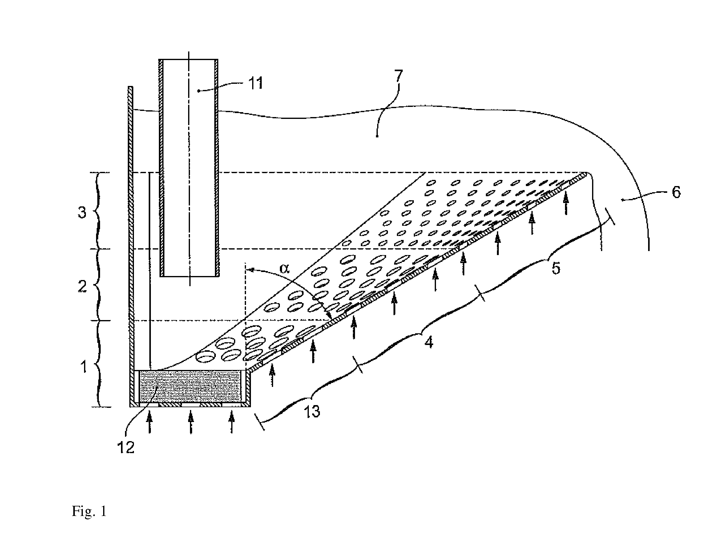 Process and device for fluidized bed torrefaction and grinding of a biomass feed for subsequent gasification or combustion