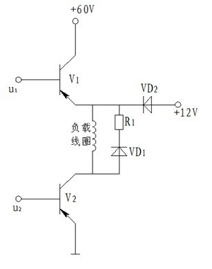 Dual-voltage driven and controlled buffer with atomized oil cavity loop