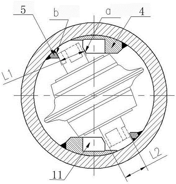 Round cutter box capable of having disc cutter replaced bidirectionally