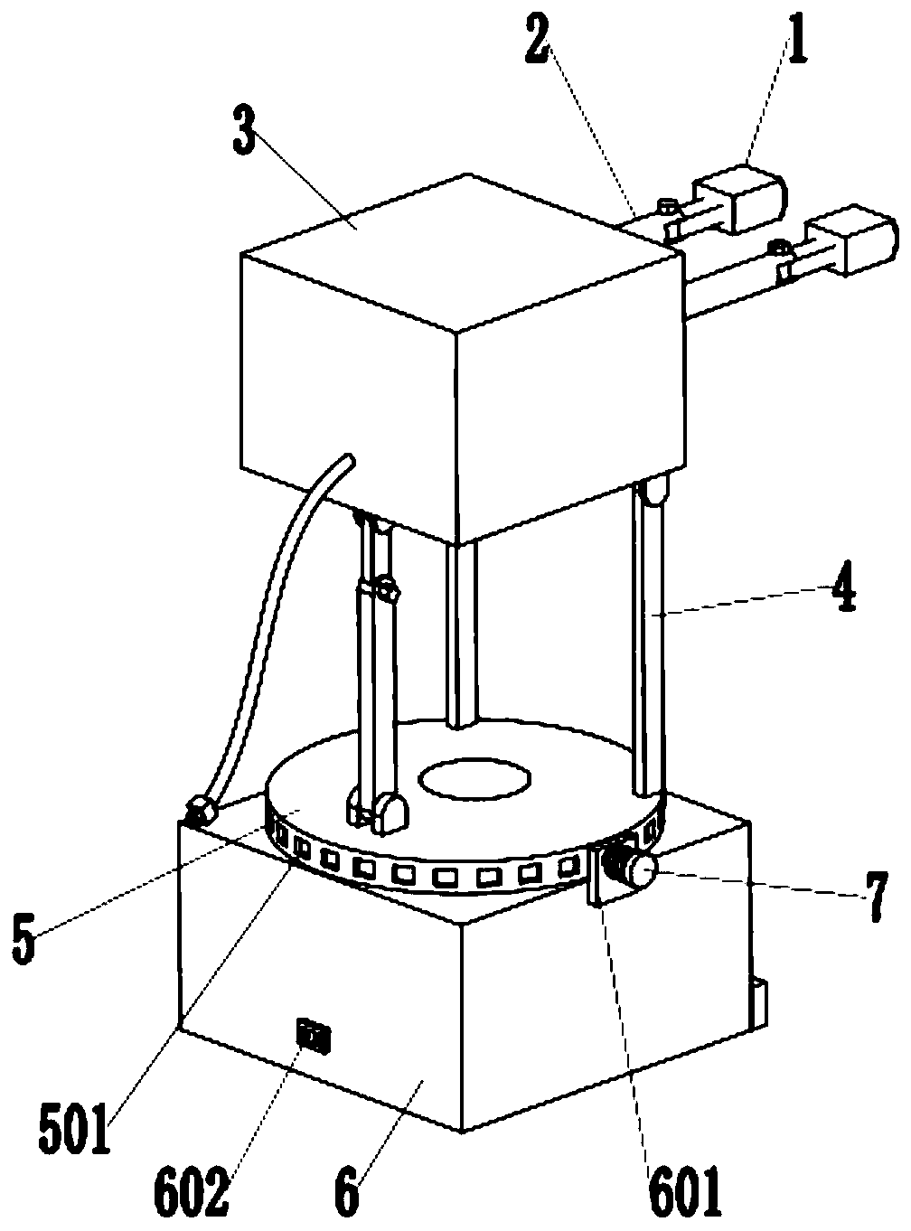 Back-pounding device with adjustable angle