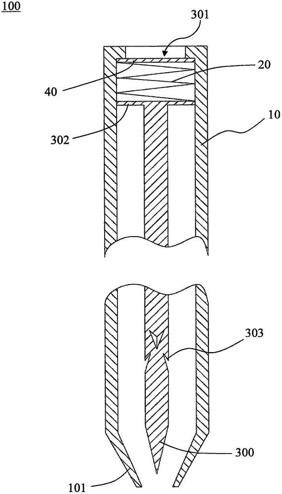 Puncture needle mechanism for manufacturing composite carbon fiber prefabricated part