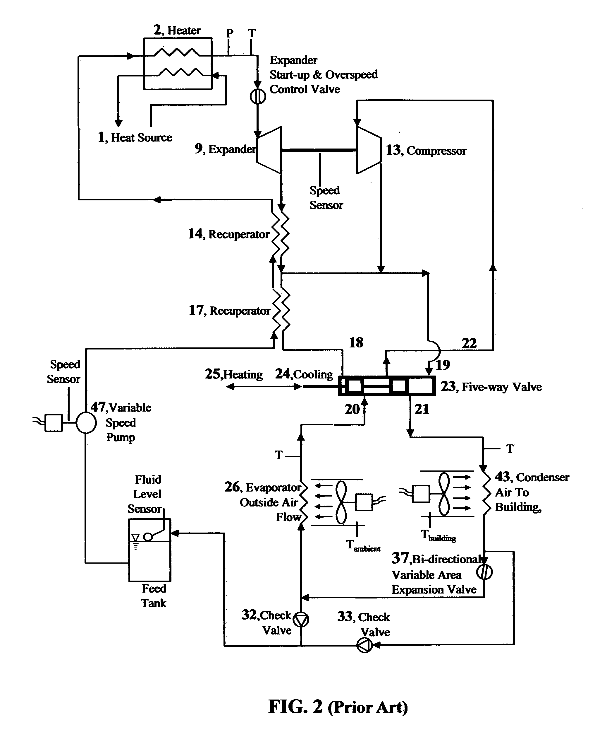 Integrated power, cooling, and heating apparatus utilizing waste heat recovery