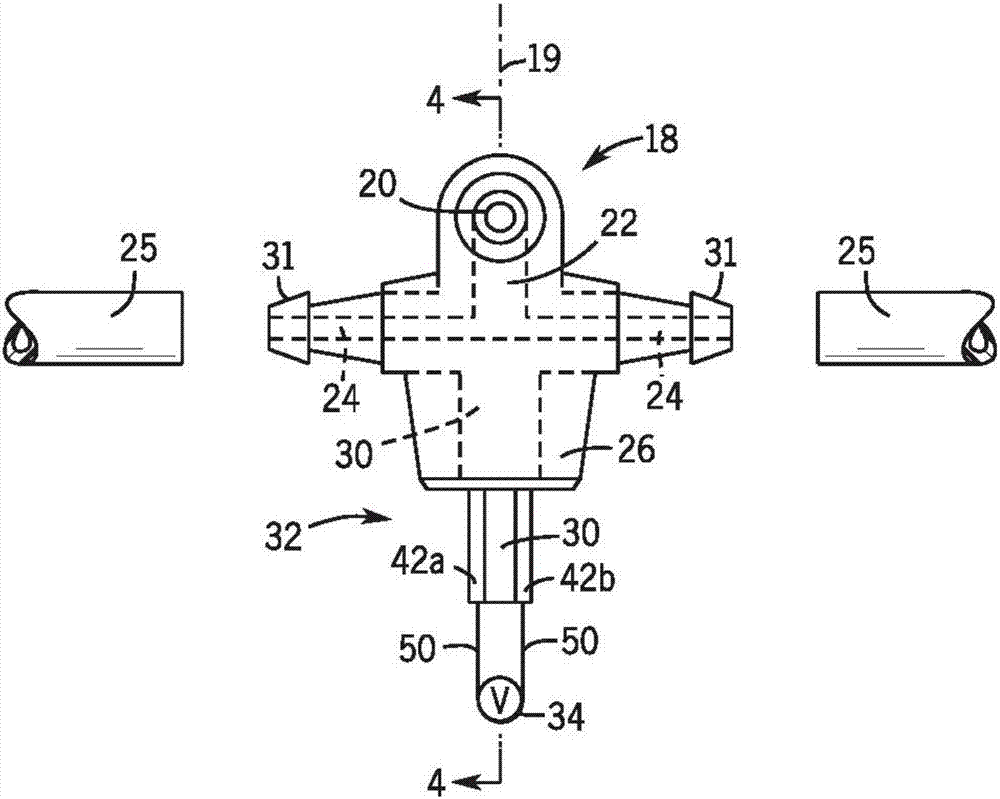 Conformal heater for windshield washer nozzle
