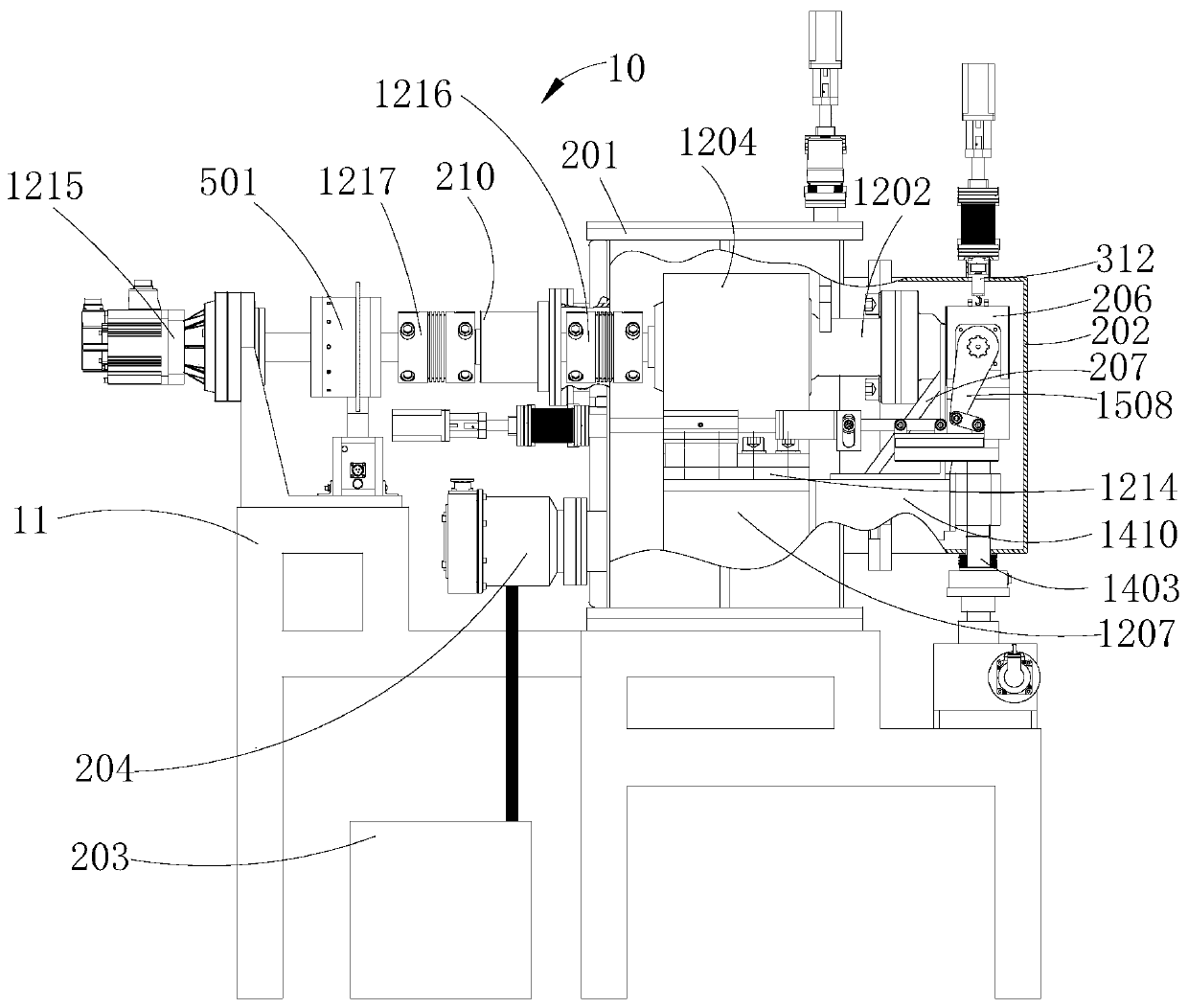 Low-temperature and large-temperature-variation joint bearing test platform