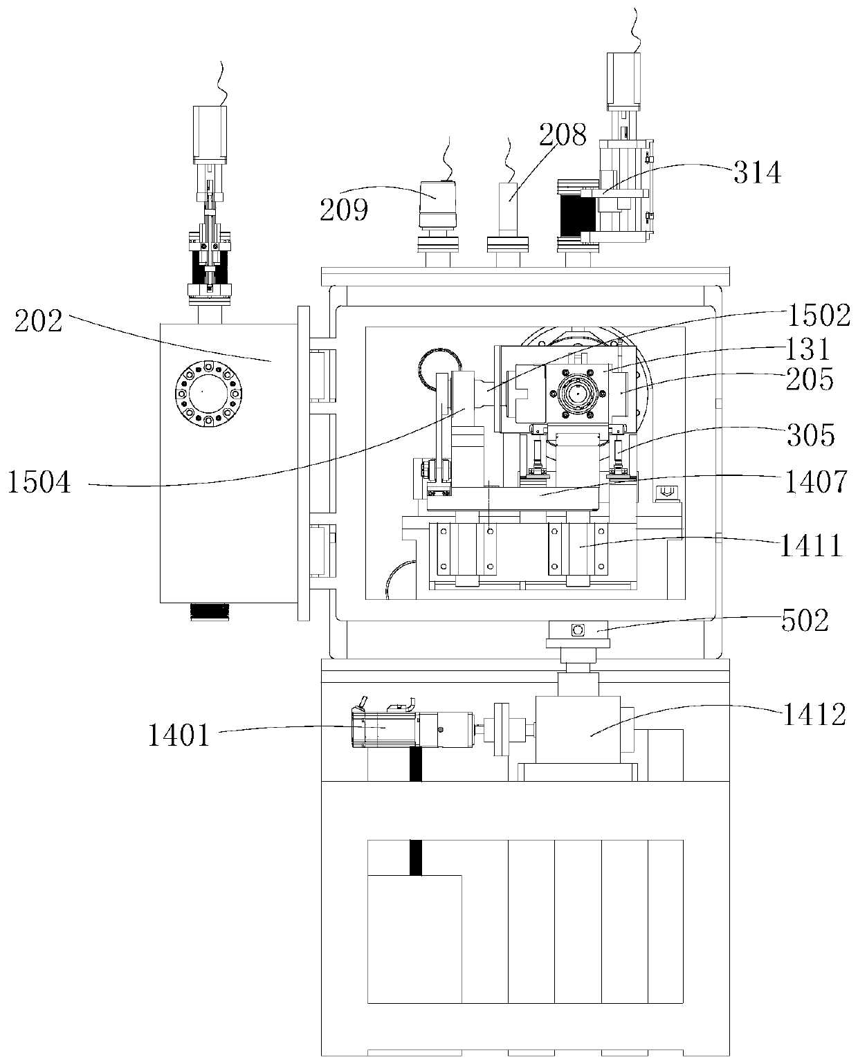 Low-temperature and large-temperature-variation joint bearing test platform