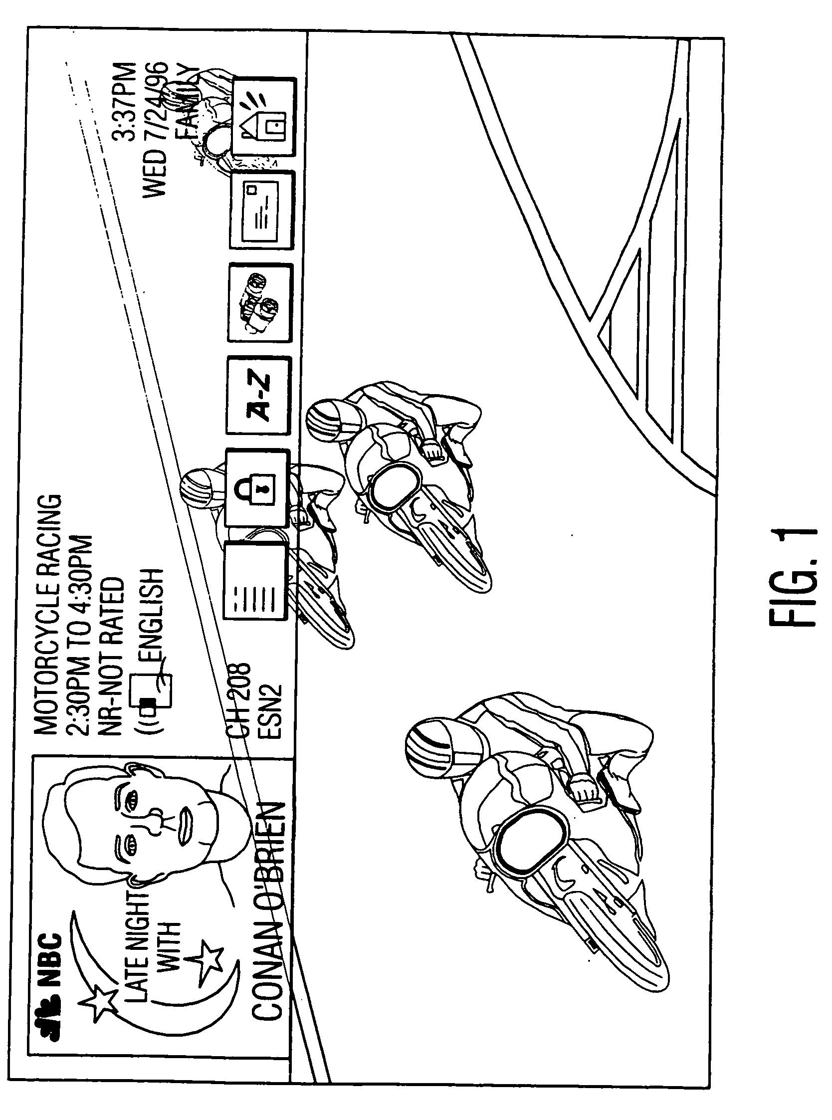 Advertisement presentation and tracking in a television apparatus