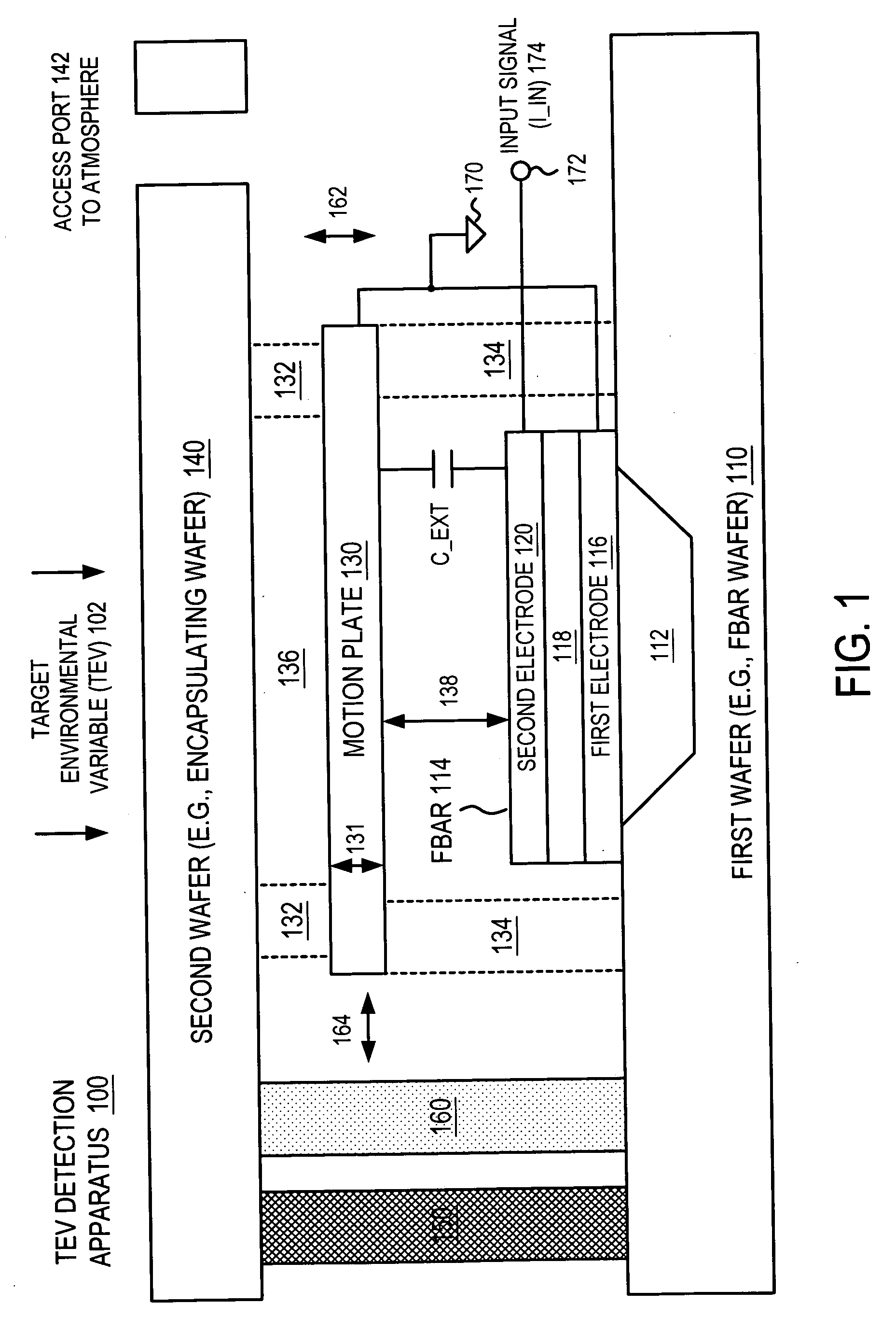 Film-bulk acoustic wave resonator with motion plate