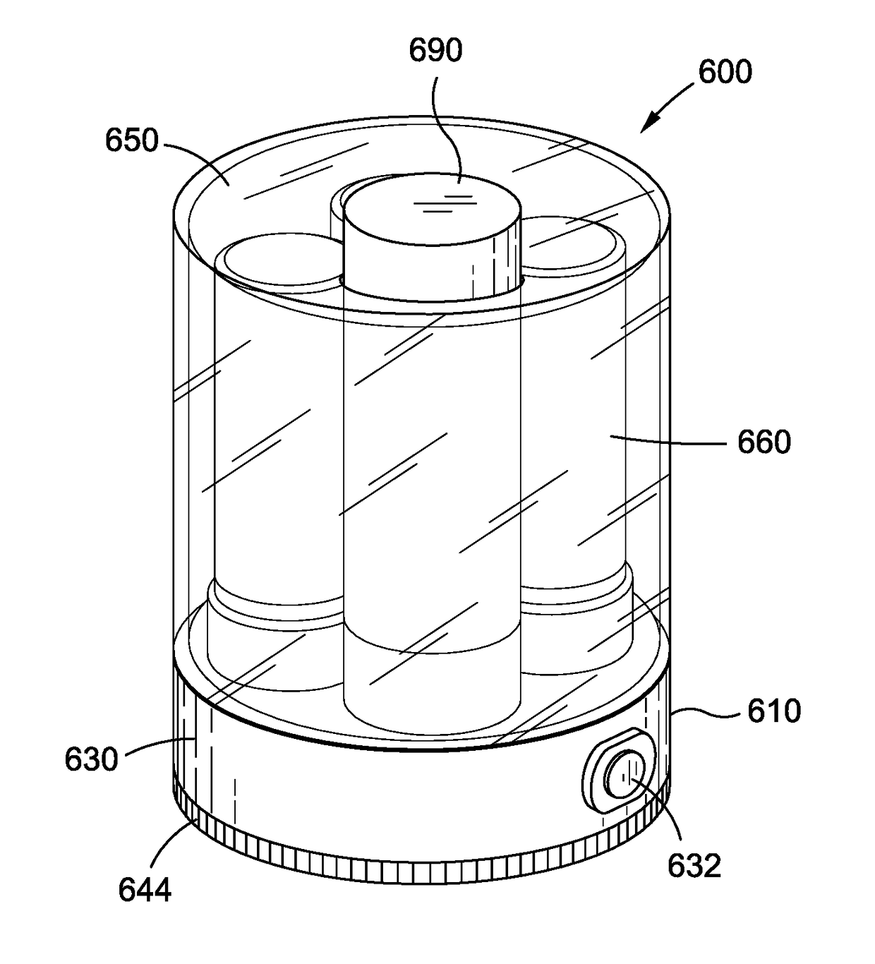 Multiple cosmetic holder and applicator