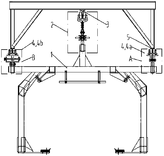 Car body horizontal conveying mechanism for uphill and downhill
