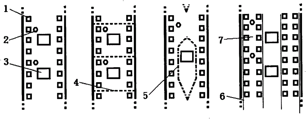 Belt dispensing method of vending machine, dispensing device and belt structure