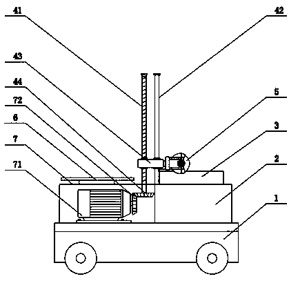 Cutting device for building