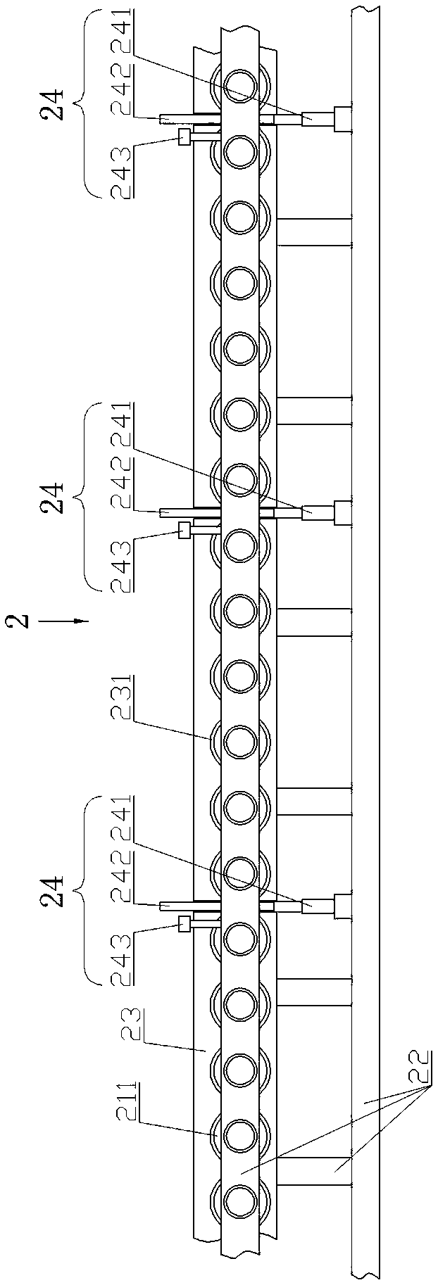 Time difference principle-based address error correction package sorting method