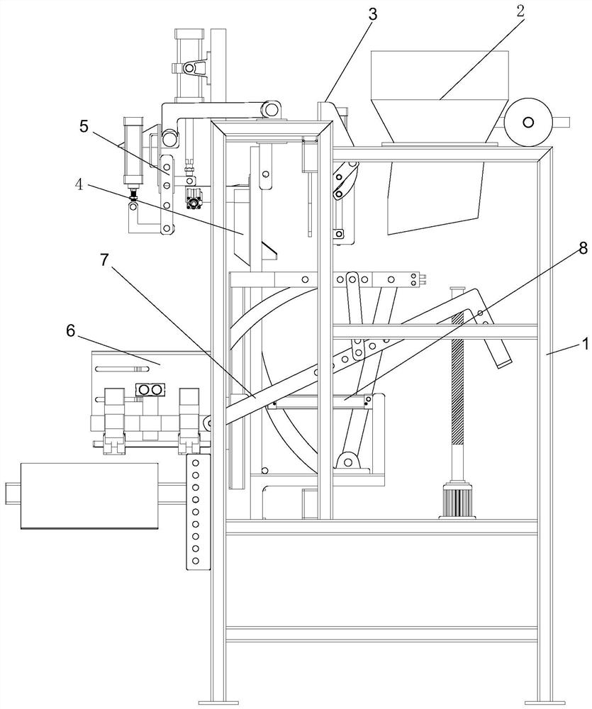 Intelligent valve port packaging machine and control system thereof
