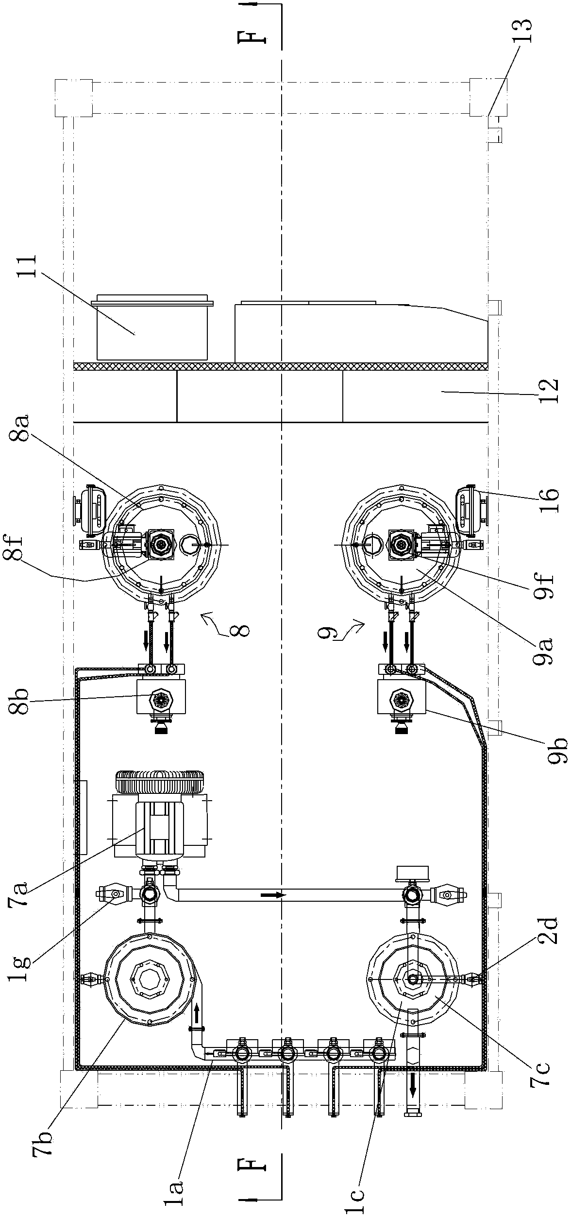 Light oil polluted unsaturated zone soil in-situ remediation apparatus and method thereof