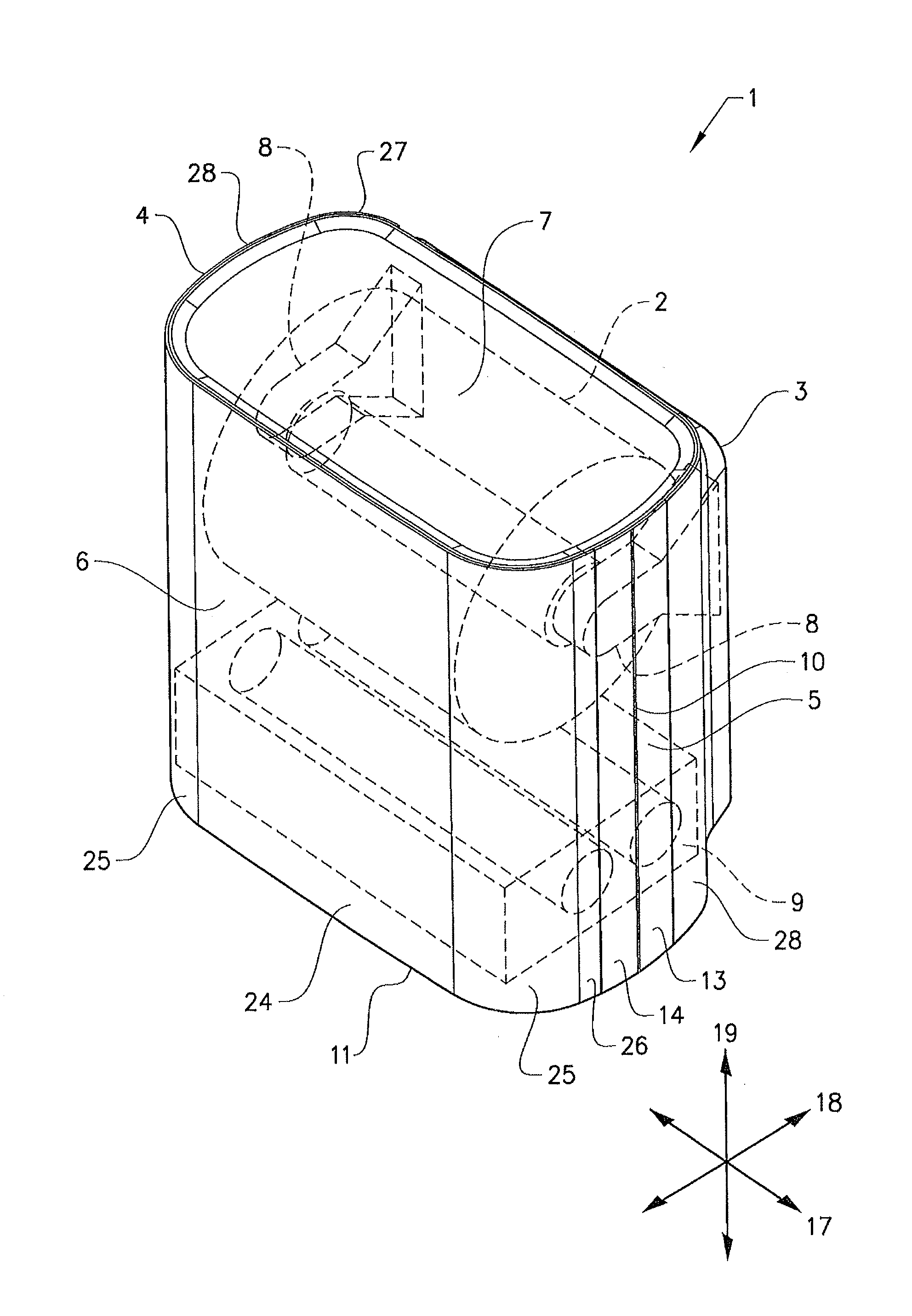 Dispenser for storing and dispensing hygiene products