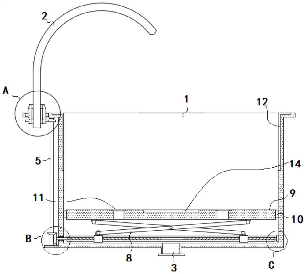 stainless steel kitchen sink