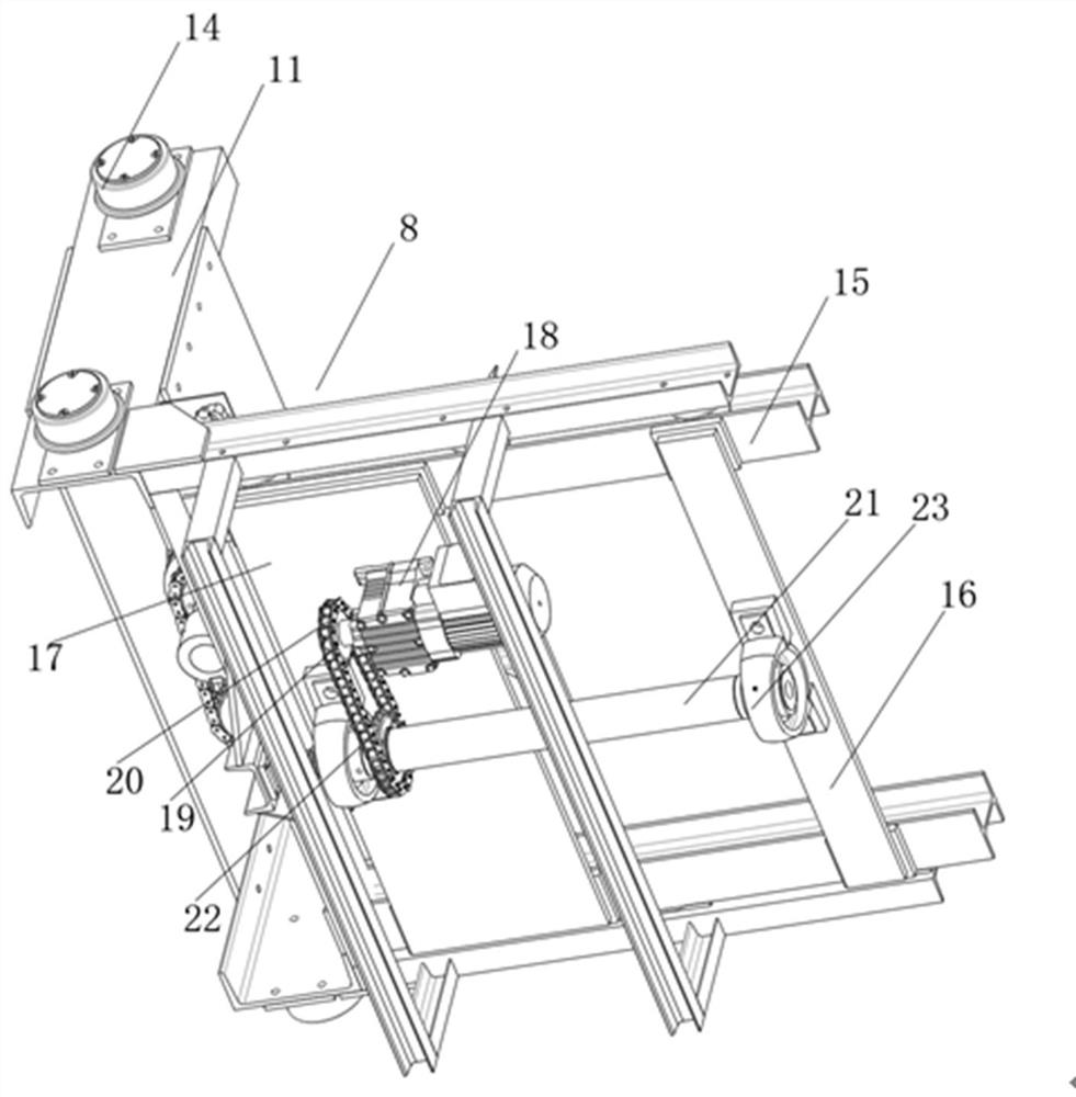 A carrying and delivery equipment for a warehouse inside a flour mill