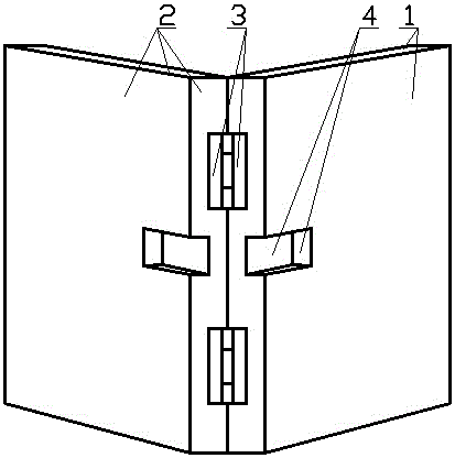 Folding safety gate