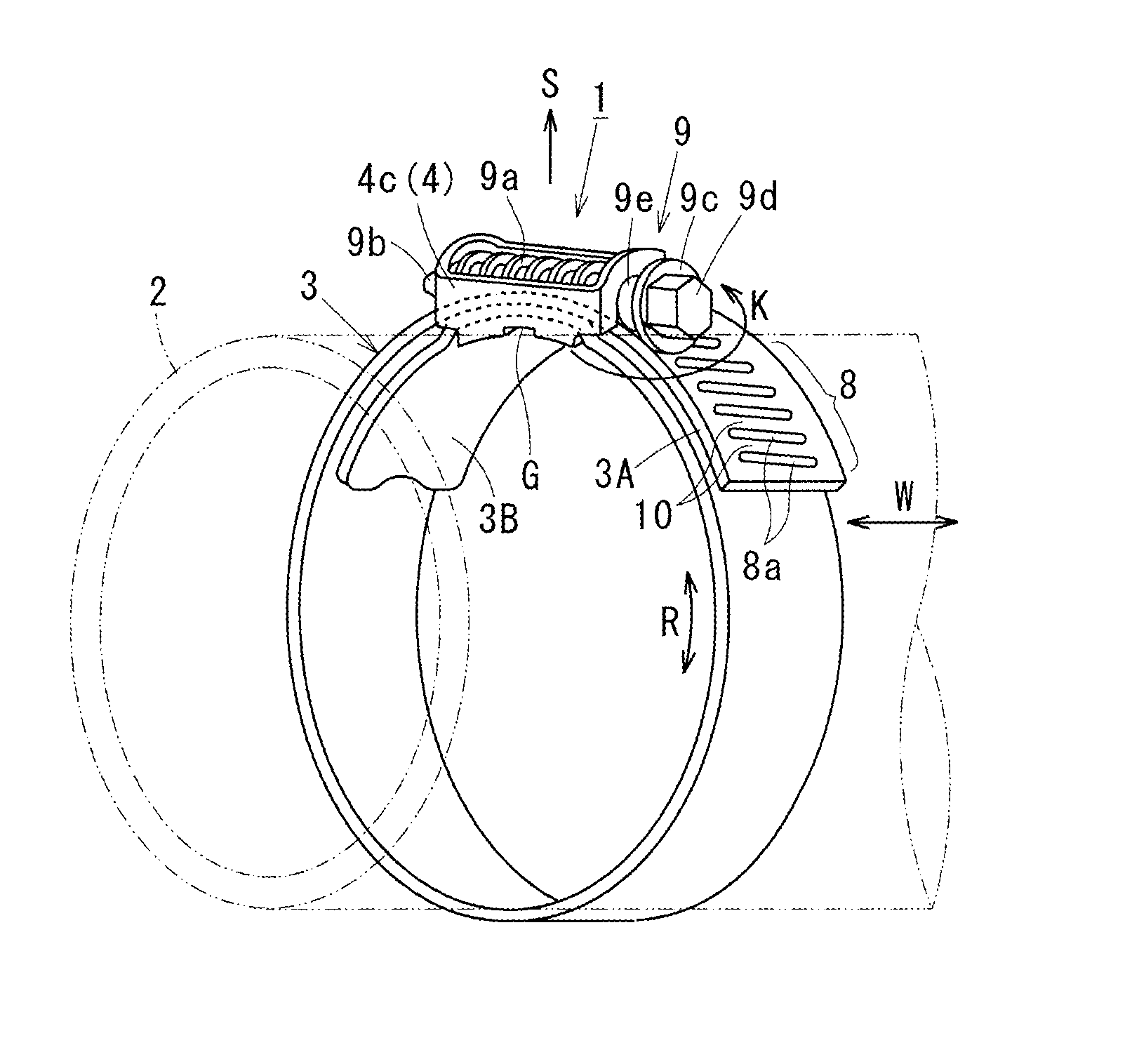 Strap-Band Type Connecting Device