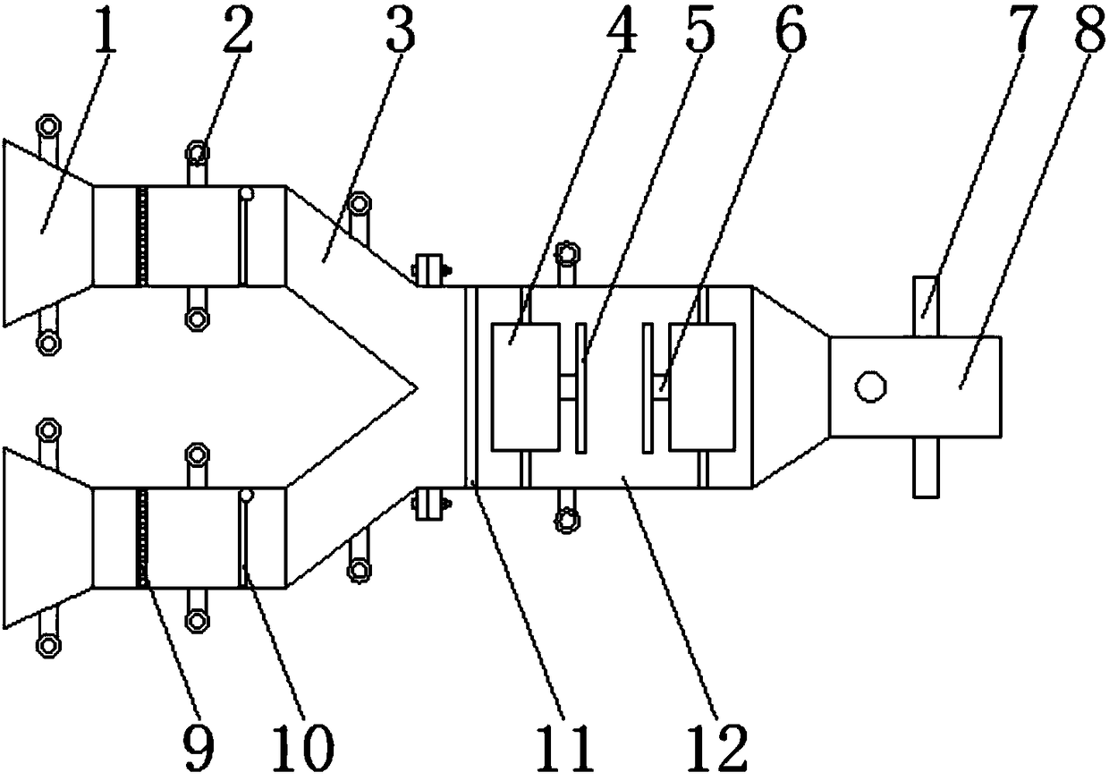 Cooling device with air passage circulation of new energy vehicle