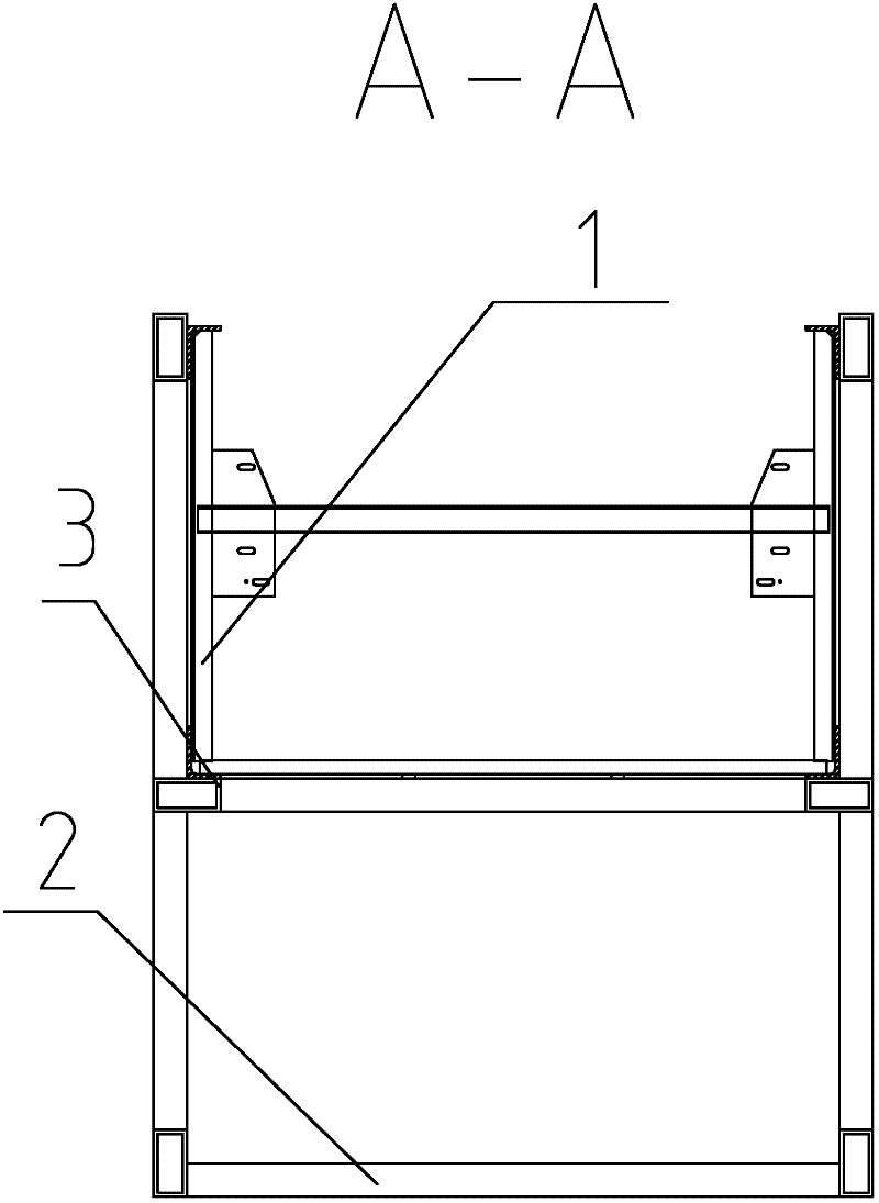 Metal framework structure for escalator