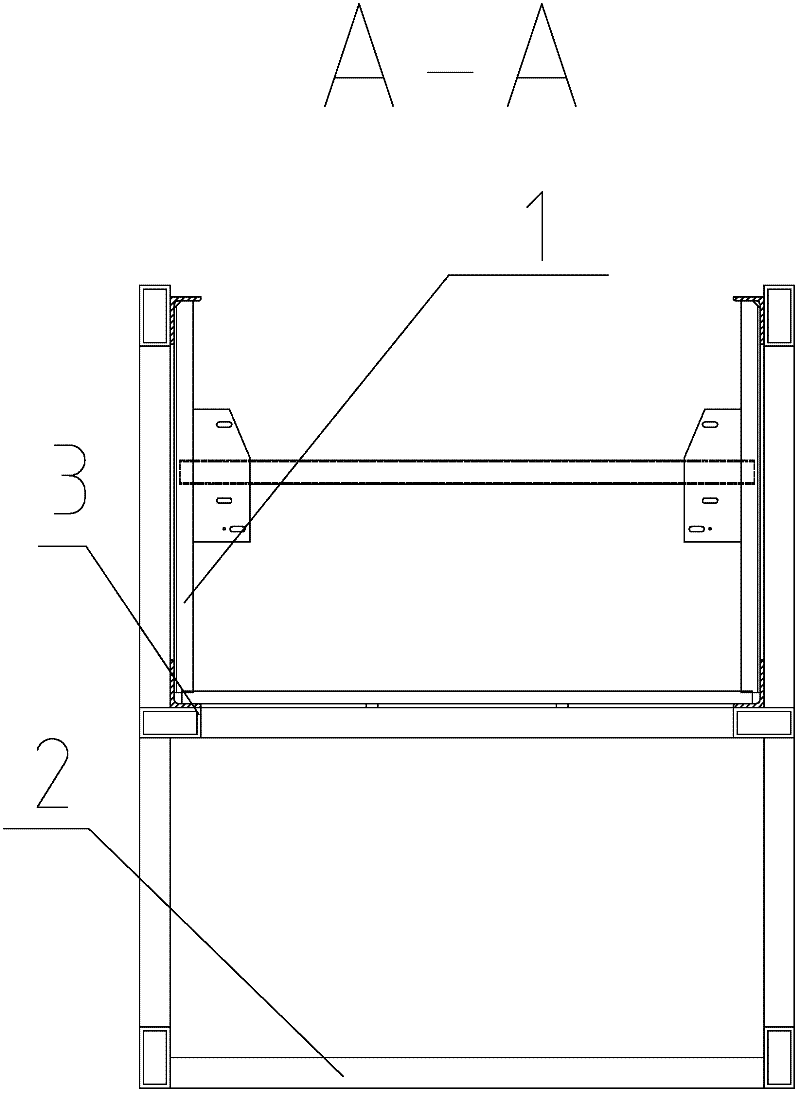 Metal framework structure for escalator