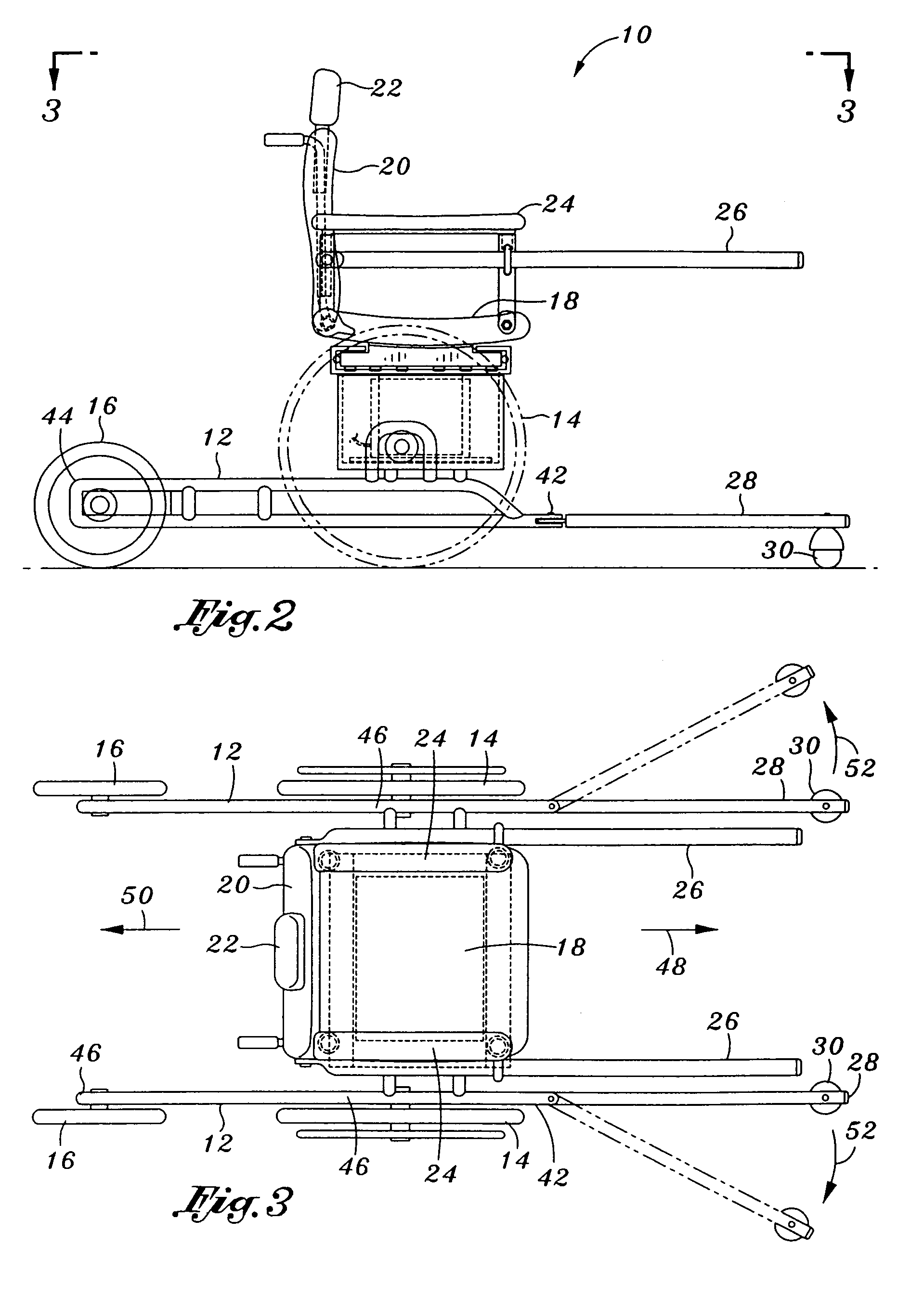 Transport chair for a patient