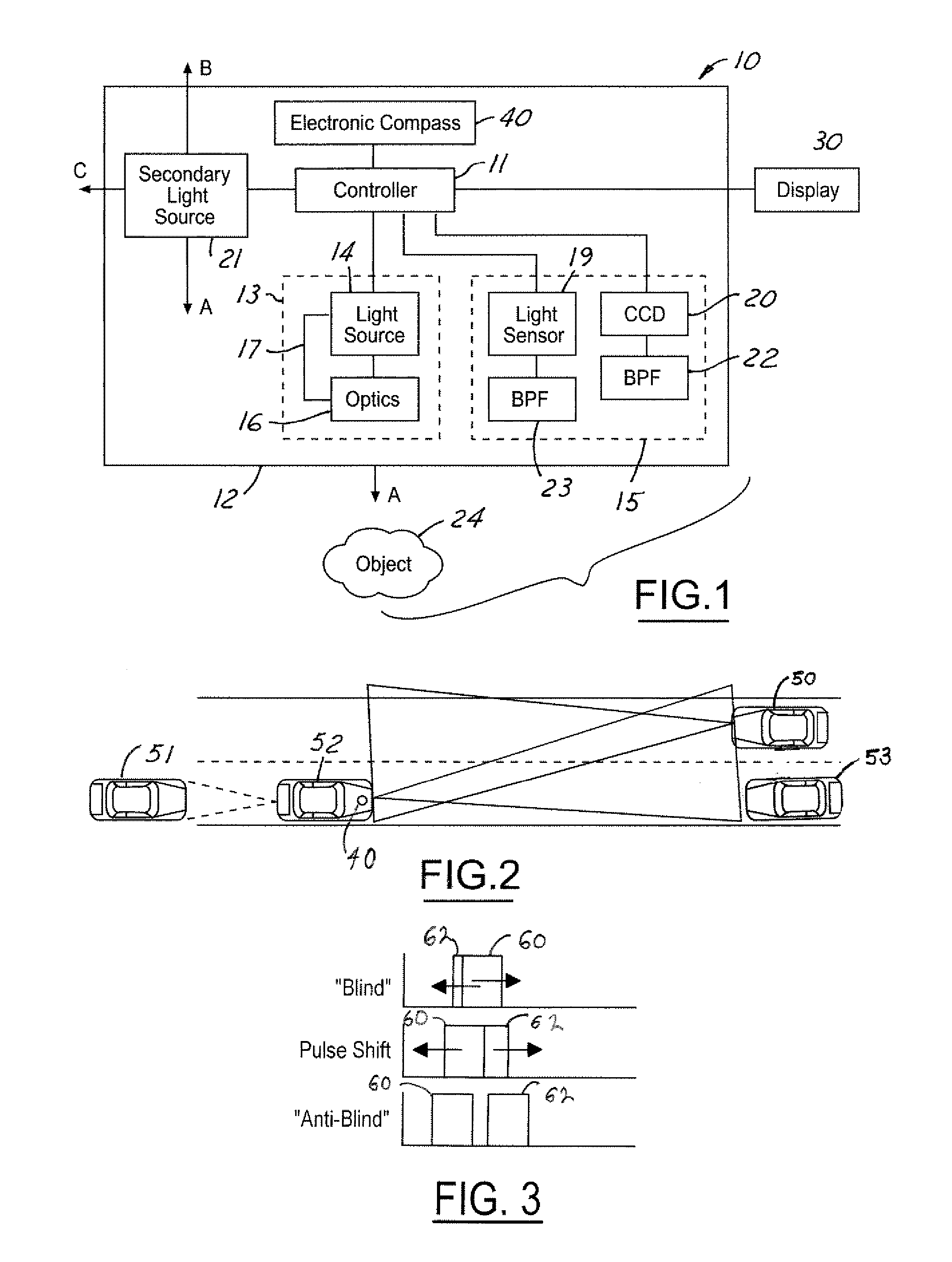 Method of anti-blinding for active night vision system