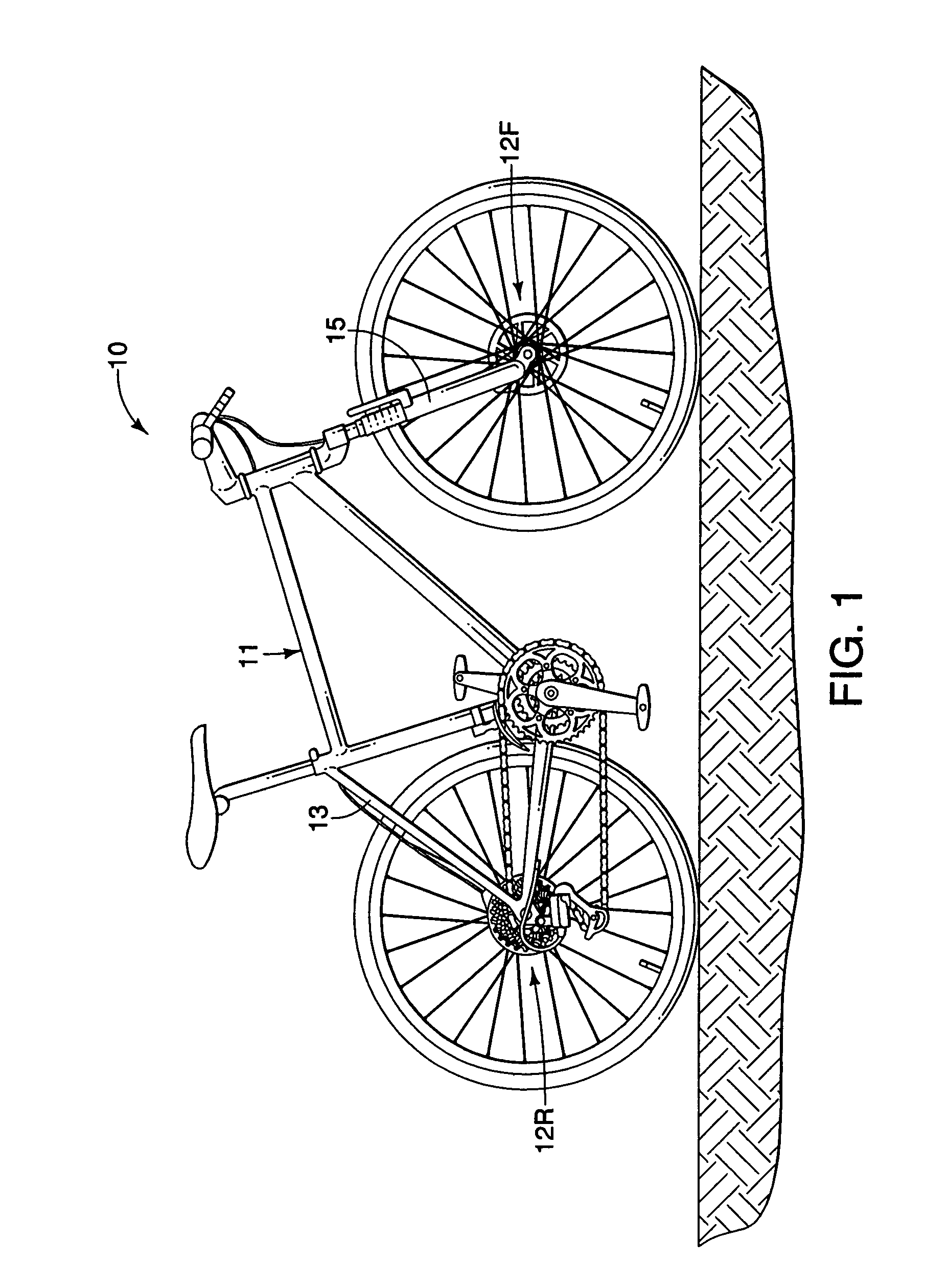 Bicycle wheel securing structure