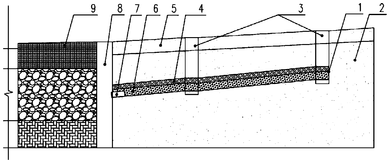 Construction method and system for drainage and salt leaching of soil in saline-alkali soil